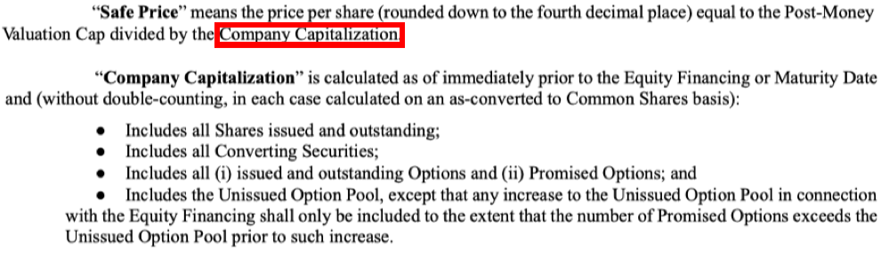 Company Capitalization Definition Example