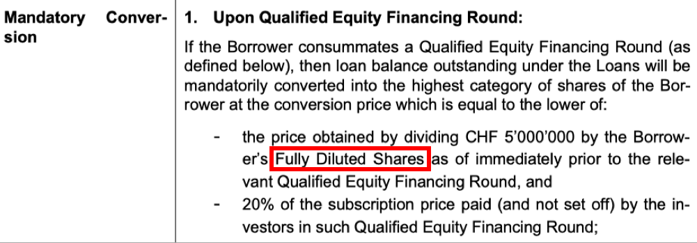 Fully Diluted Shares Calculation Example